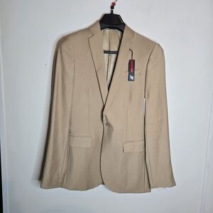 J.ferrar Florence Brown Suit Jacket Slim Size 68 R